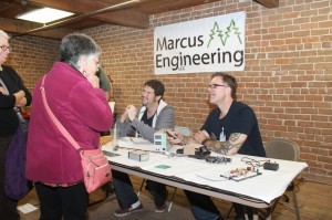 Marcus Engineering shows off some of its most recent side projects, including a golf putter incorporating an LED pointer.